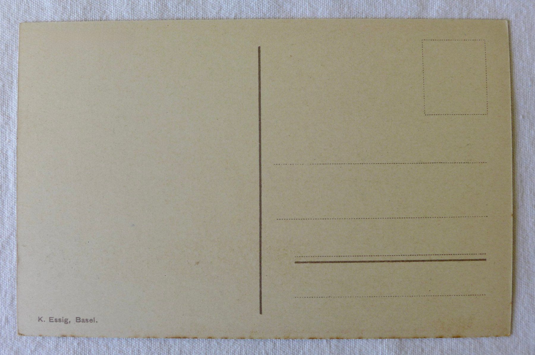 Cartoline postali: AK "Gruss aus BASEL", Teilansicht mit Schweizer Wappen – Usato da Wallisellen venduto da aloa09 1