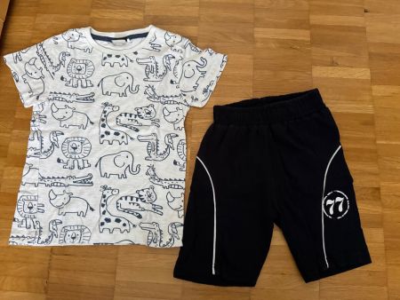 Sommer Set, T-Shirt und Shorts, Grösse 98/104, Top Zustand