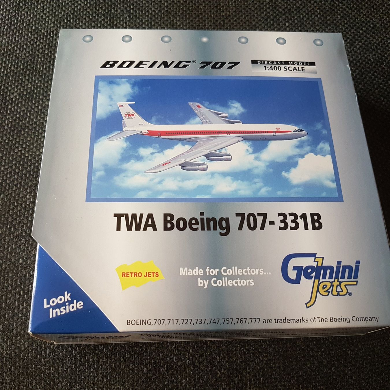 Modellbausätze & Standmodelle: Gemini Jets 1/400 TWA Boeing 707-331B – Neu und originalverpackt aus Bern von causa67