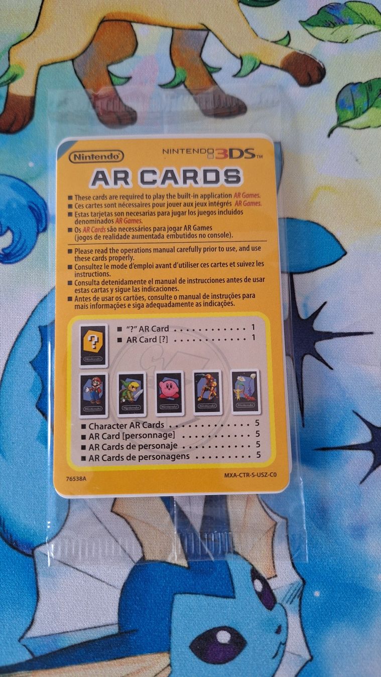 Nintendo Giochi: Nintendo 3DS AR Games Karten - SEALED – Usato da Altstätten SG venduto da GGsGameshop