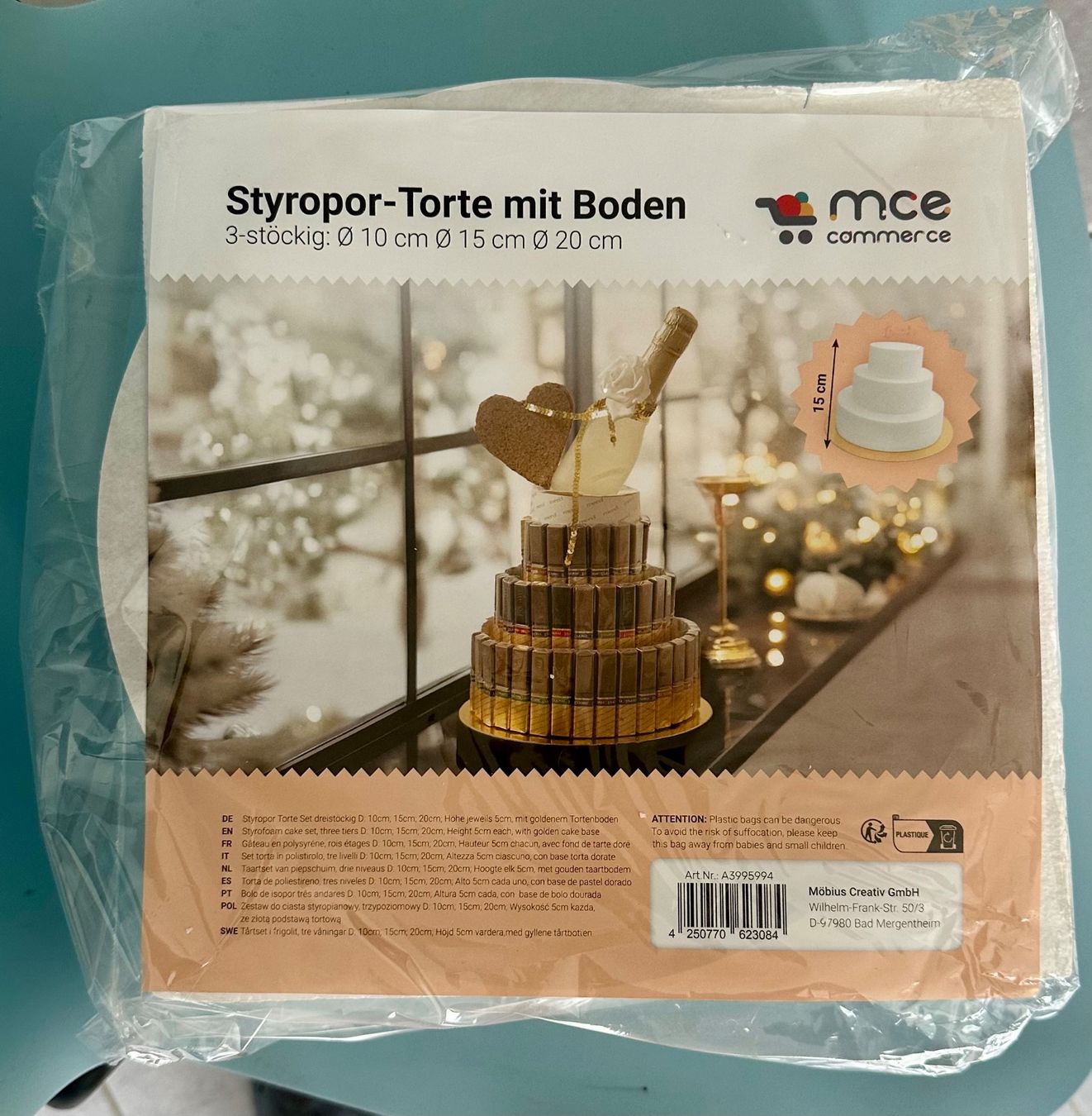 Backformen: Styropor-Torte mit Boden – Neu und originalverpackt aus Dürrenroth von tvy_bh56