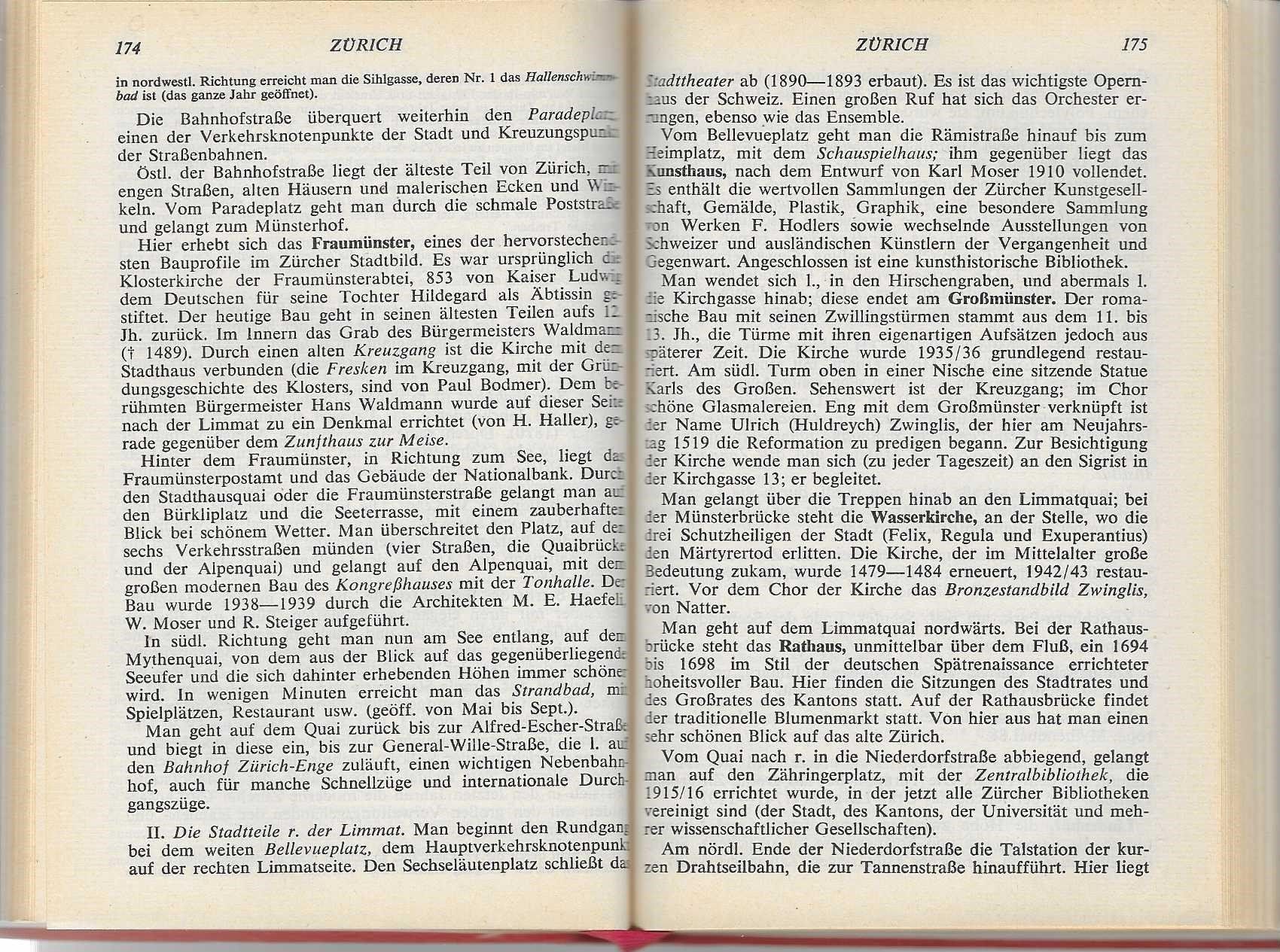 Libri: Nagels Reiseführer Die Schweiz 1957 – Nuovo (secondo la descrizione) da Flims - Dorf venduto da Stagediver 3