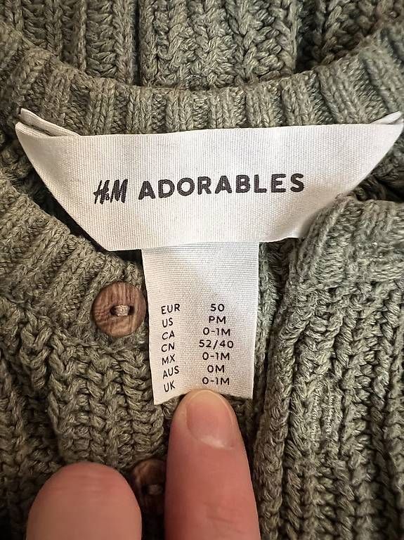 H&M Giacche & Cappotti: Strickjacke in Patentstrick Grösse 50 – Usato da Jegenstorf venduto da ste_k82p 1