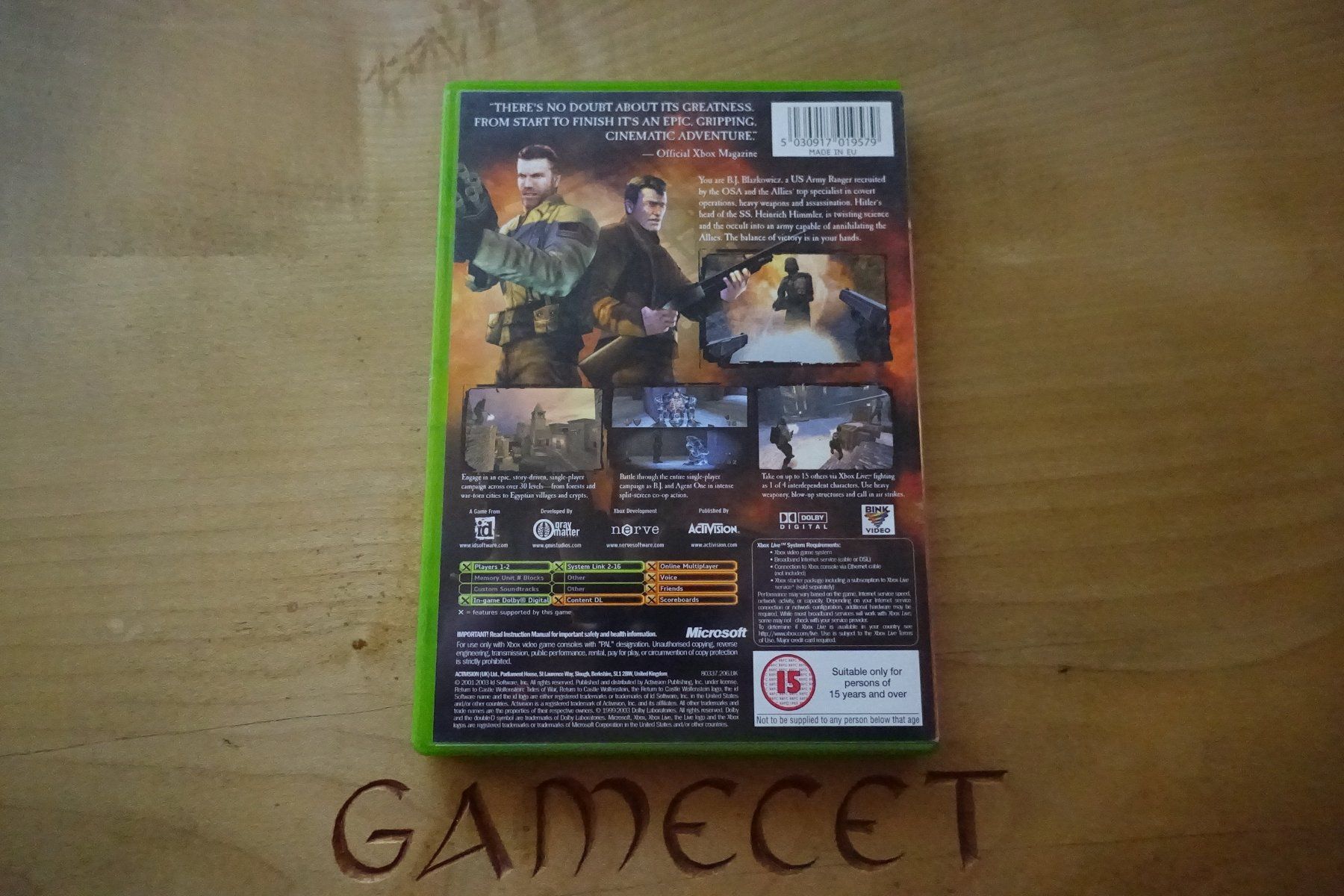 Microsoft Giochi: Return to Castle Wolfenstein: Tides of War – Usato da Steinach venduto da Gamecet 2
