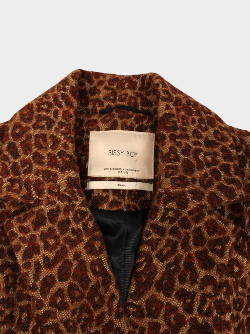Sandro Cappotti: Sissy-Boy Leopard Jacquard Coat – Nuovo (secondo la descrizione) da St. Gallen venduto da look-twice 2