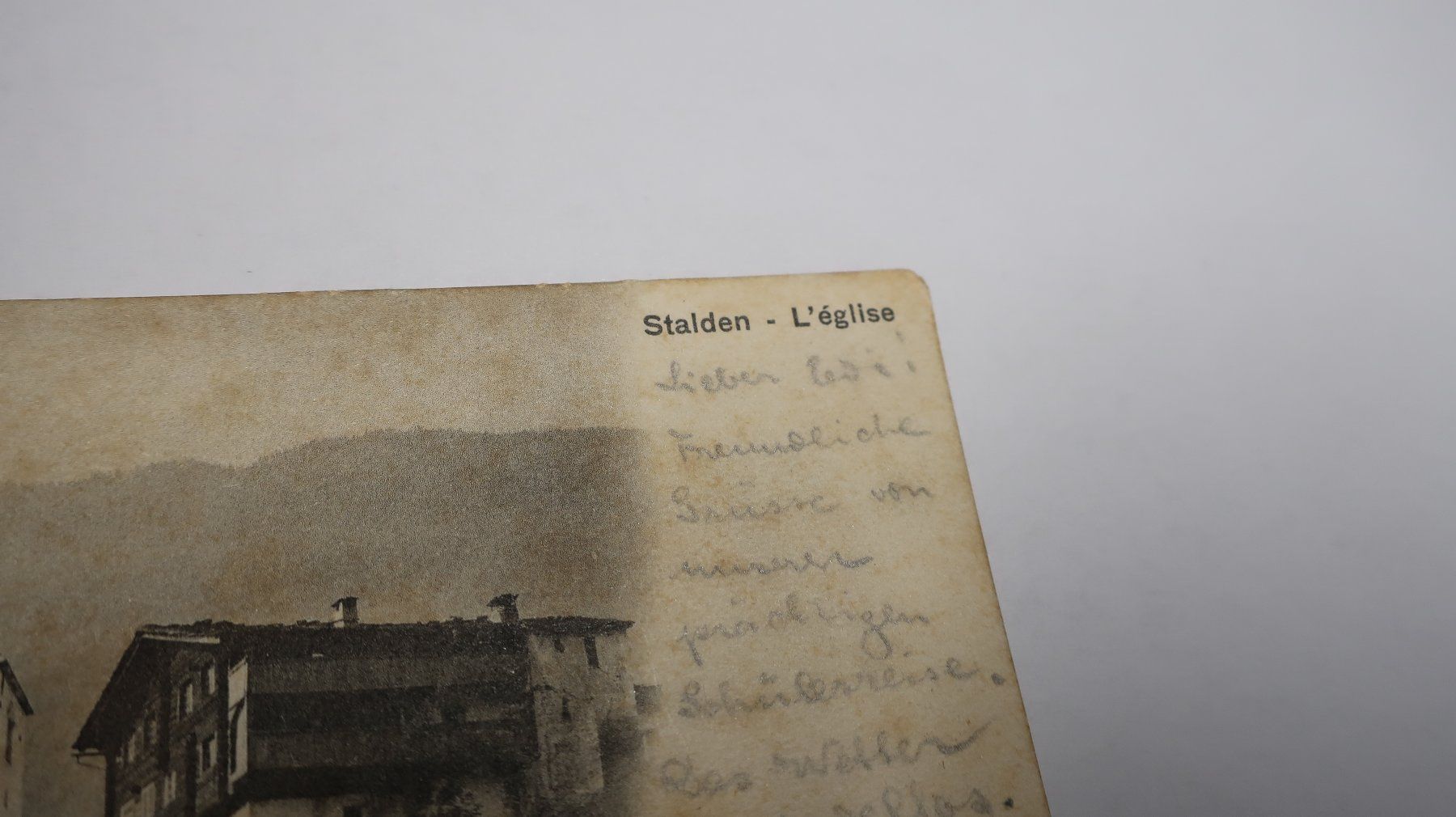 Cartoline postali: Stalden L'église 1911 – Usato da Cormoret venduto da Pascalll2001 3