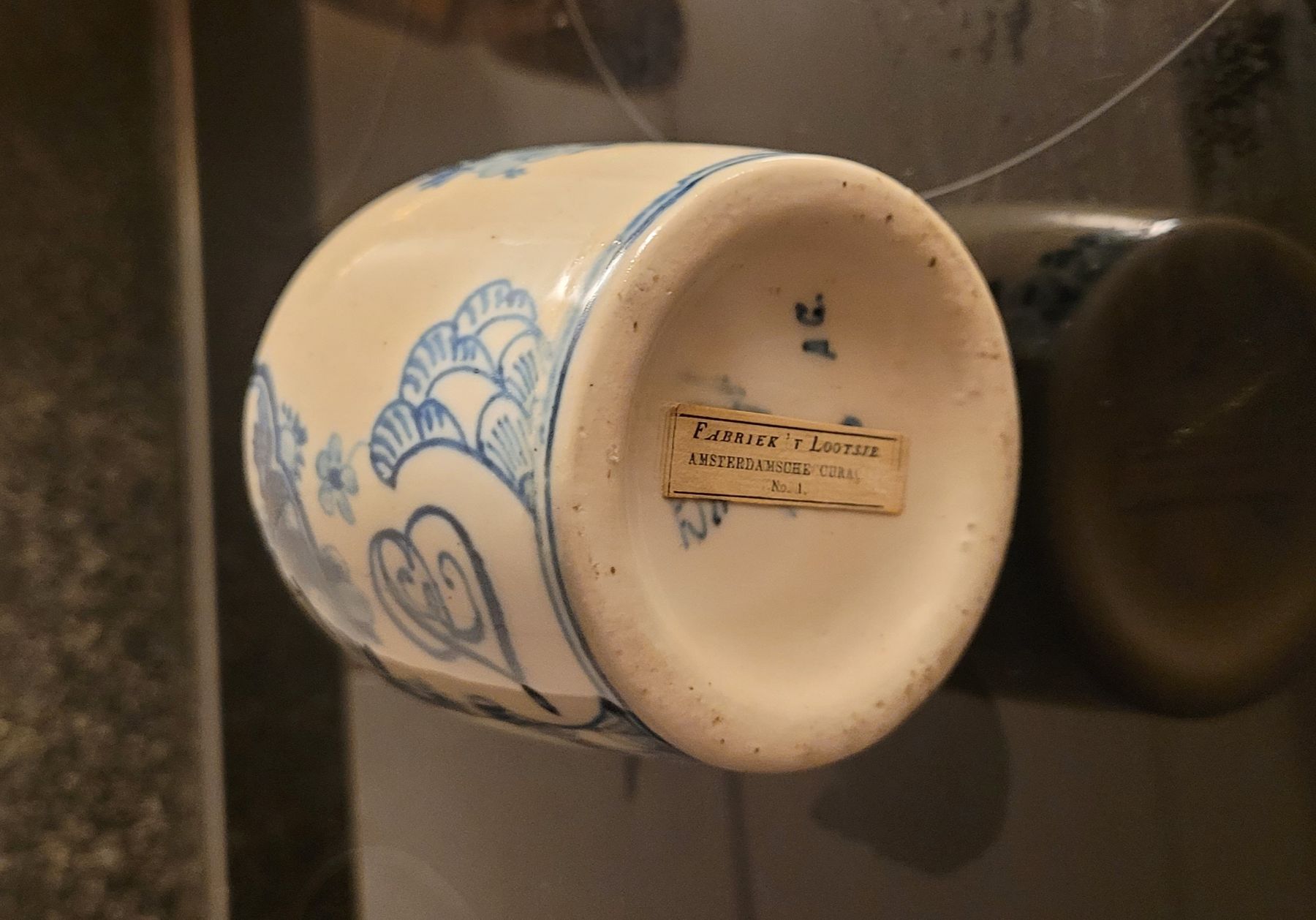 Caraffe: Pichet en faïence de Delft bleu et blanc – Usato da Genève venduto da uneautresaison 3