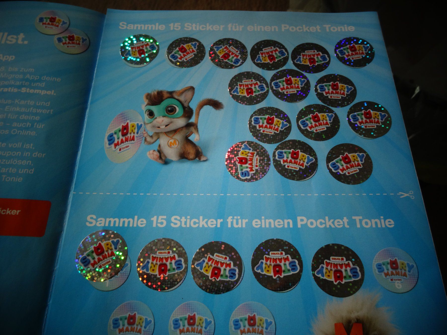 Migros Raccolte di bollini & punti: Story Mania 20 Sticker – Usato da Neerach venduto da jenny062