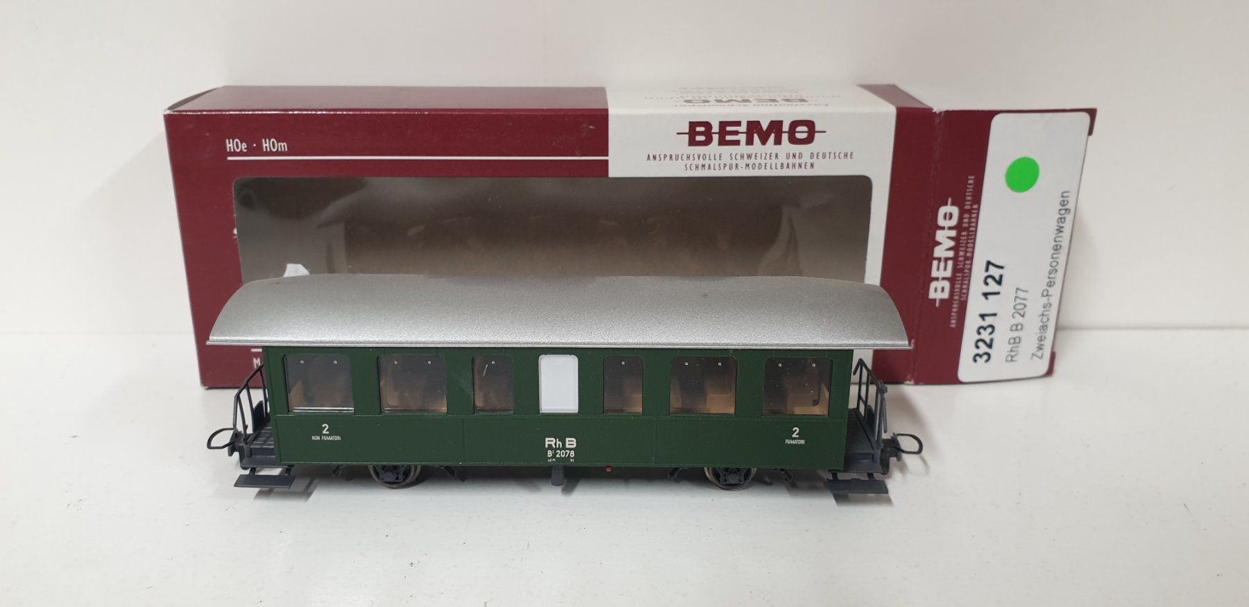 Bemo Modelleisenbahnen: Bemo RhB Personenwagen 2 Achser – Gebraucht aus Geroldswil von TopTrain54 2