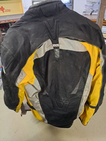 Motorradjacke ISS, Top Zustand, Grösse L, Schwarz/Gelb