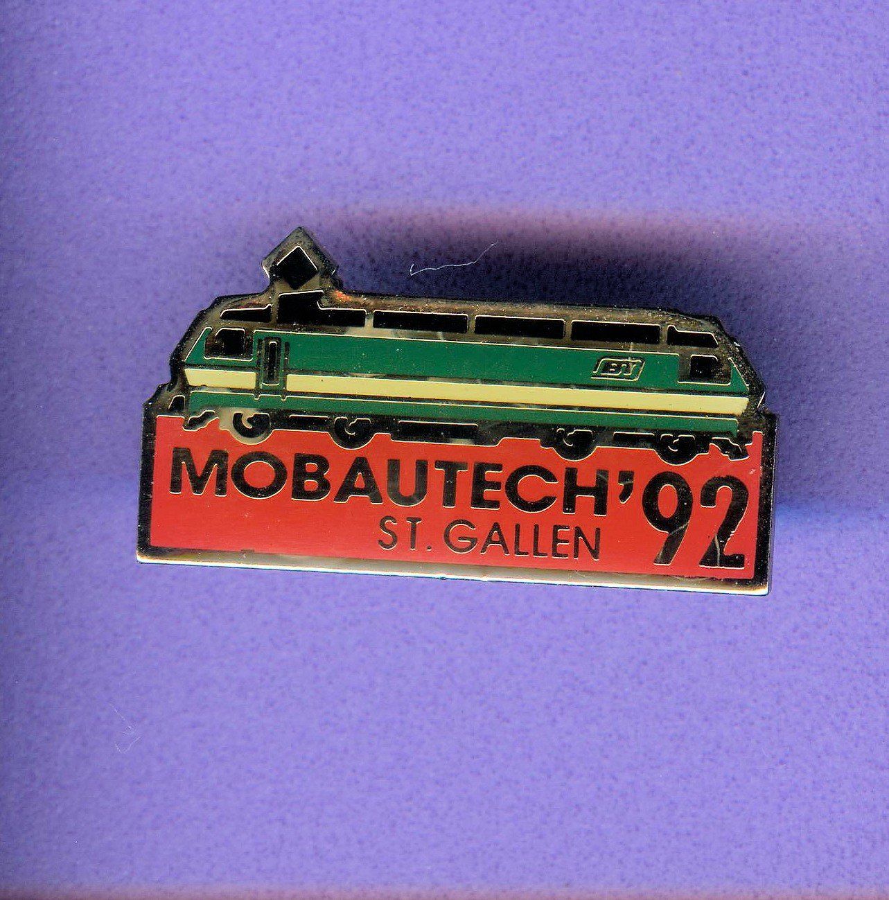 Plaketten & Abzeichen: BT Re 456  MOBAUTECH '92 St.Gallen – Gebraucht aus Winterthur von Sammleroase