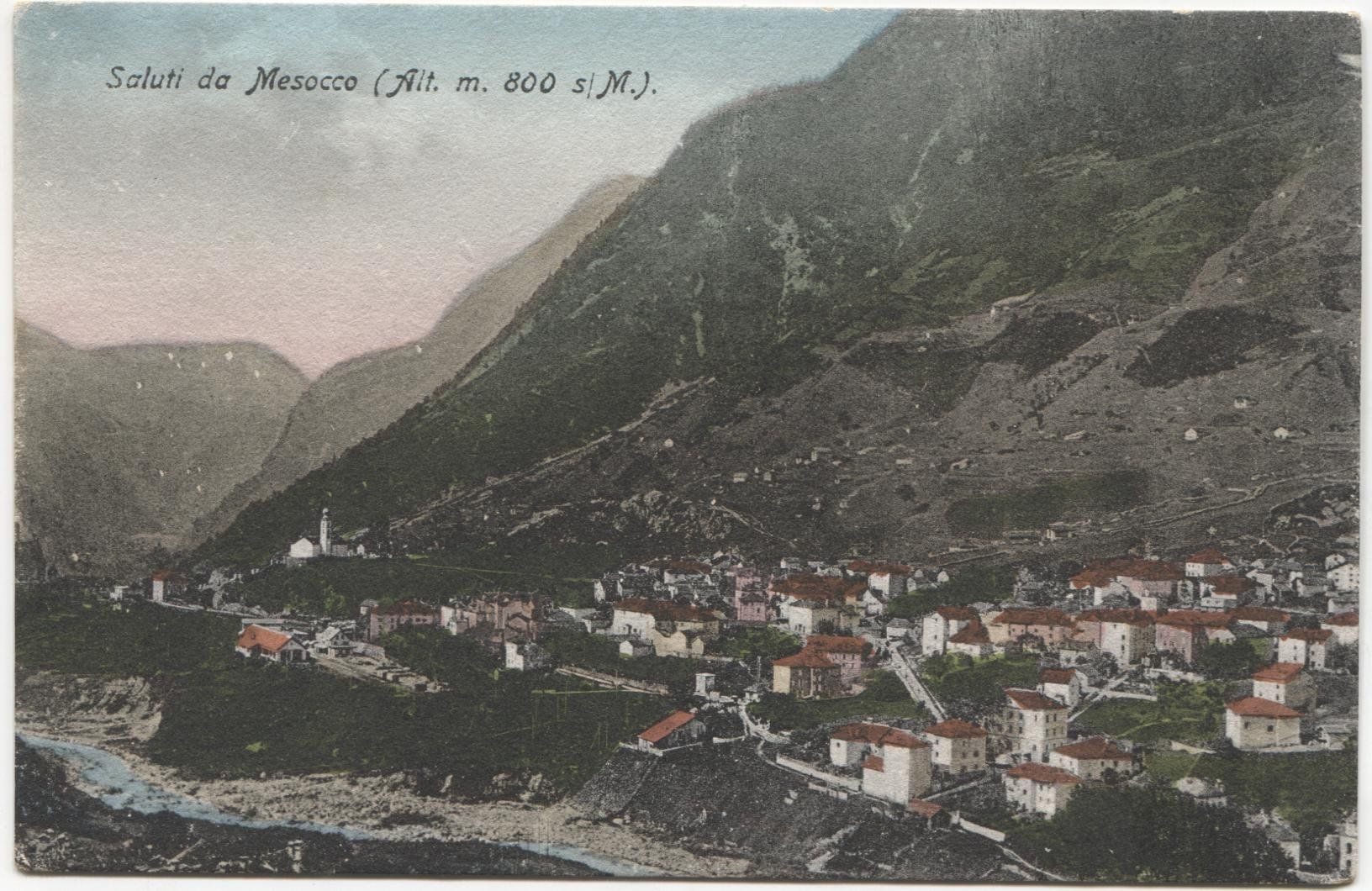 Cartoline postali: MESOCCO GR 1910 – Usato da Wil SG venduto da Clanx
