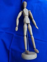 DEKO. Bewegliche Modell-Figur 30cm, Naturholz, flexibel