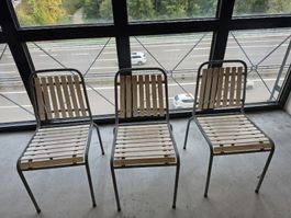 3 Bigla Gartenstühle stapelbar Top!