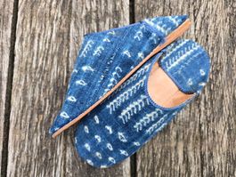 Babouches: Stoff Mali (38)-Sale