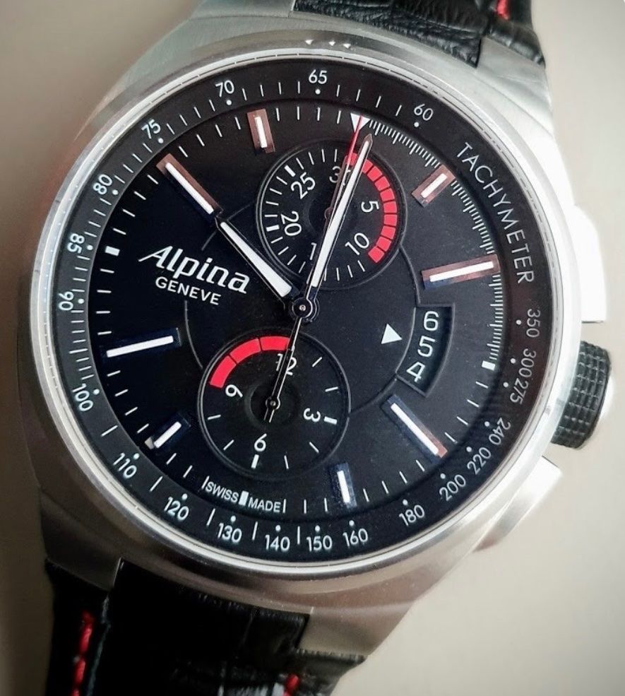 Alpina Orologi: Chronograph ALPINA Racing, Automatik – Usato da Walzenhausen venduto da Andro01