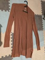 Braune Strickjacke, Cardigan, Herbst-Look, Grösse M