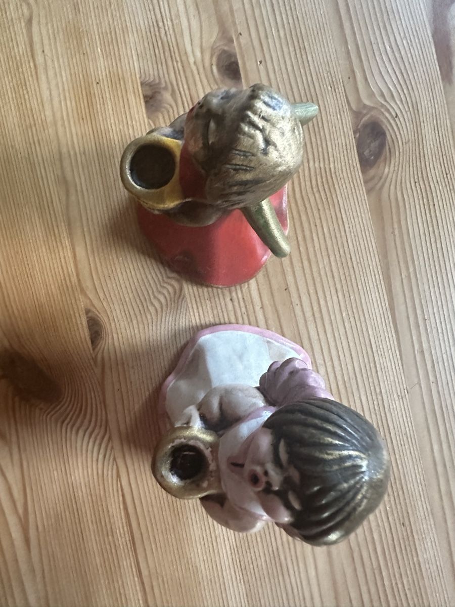 Statuette: 2x Bronzer Thuner Keramik Engel. – Usato da Schöfflisdorf venduto da Katrins02 6
