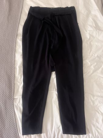 Zara navy blue trousers, size S, summer vibes, stylish!