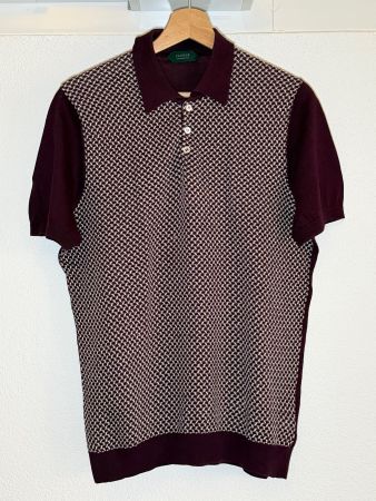 ZANONE Polo Shirt Herren Gr. S2 M Wolle Made in Italy