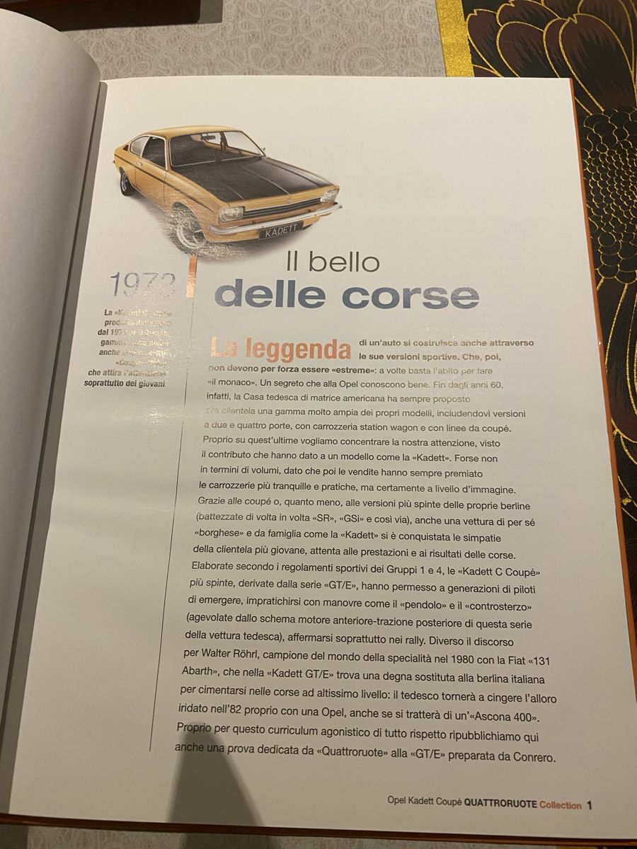 Bücher: Opel Kadett Coupé Buch – Gebraucht aus St. Margrethen SG von Alfista_159 1