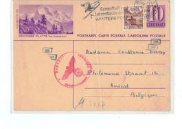 Schweiz Ganzsache Postkarte BPK PK 142 Schynige Platte