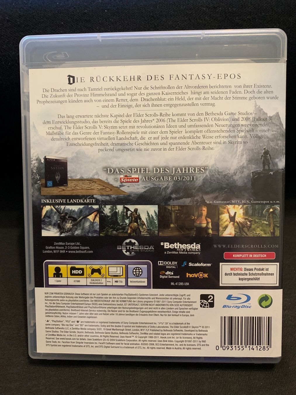 Sony Giochi: The Elder Scrolls V Skyrim für PS3 – Usato da Giswil venduto da rok_6dtz 2
