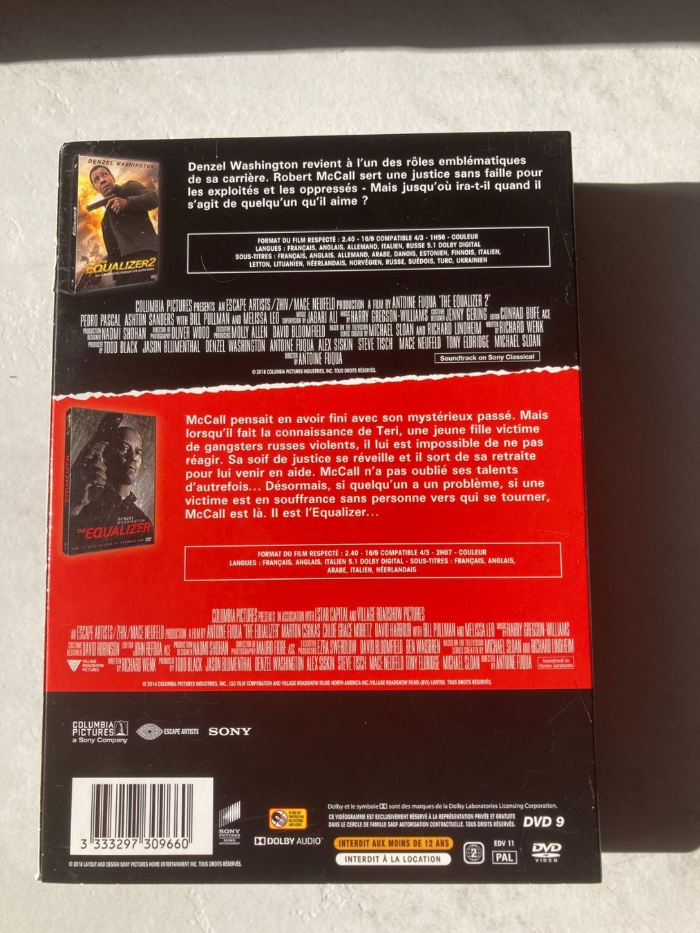 Tutti i DVDs: Coffret 2 DVD - The Equalizer – Usato da Bassecourt venduto da CALUMET-X 1