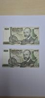2x 100 Schilling Banknoten 1984 – Eugen Böhm von Bawerk (Öst