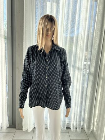 Ralph Lauren Polka Dot Shirt - Classic Style, Size L