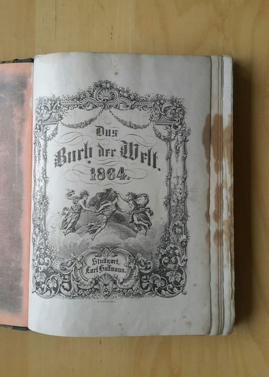 Livres: Das Buch der Welt 1864 . Karl Hoffmann , Stuttgart . – D'occasion à Burgdorf par Olli.34 1