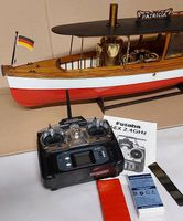 RC Dampfbarkasse mit echt Dampf, 