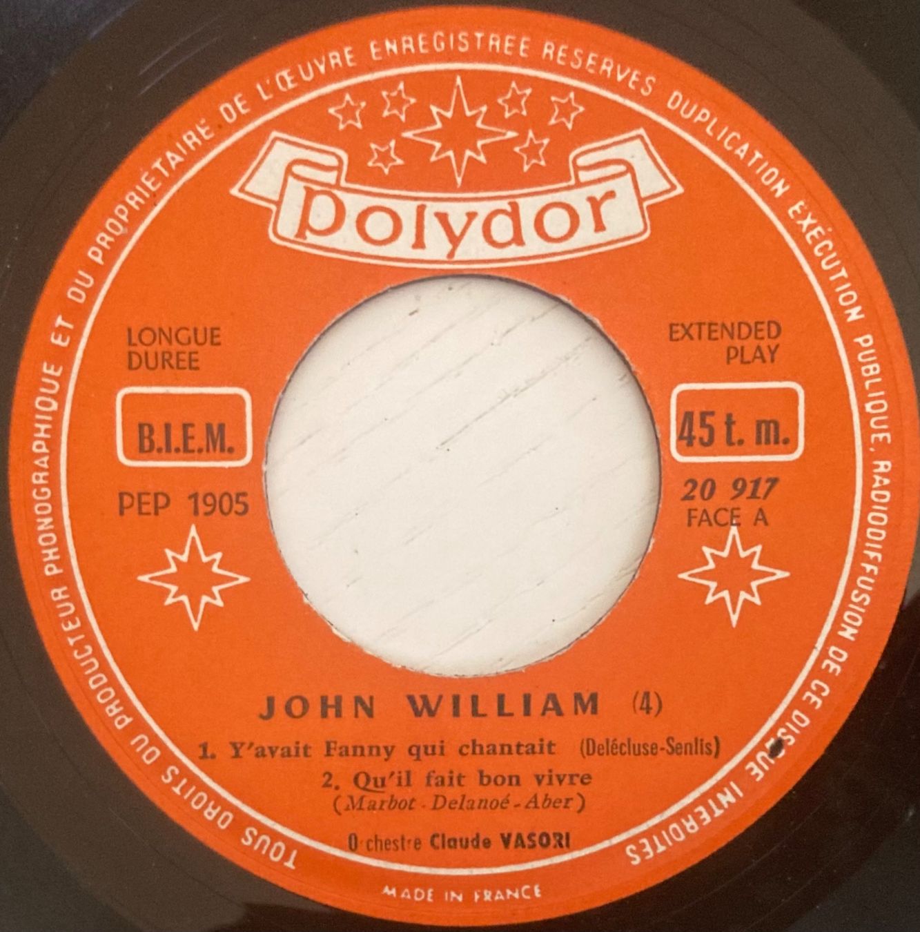 Dischi in vinile: JOHN WILLIAM - 4 - C'EST L'AMOUR – Usato da Poliez-Pittet venduto da Newtown-Records 2