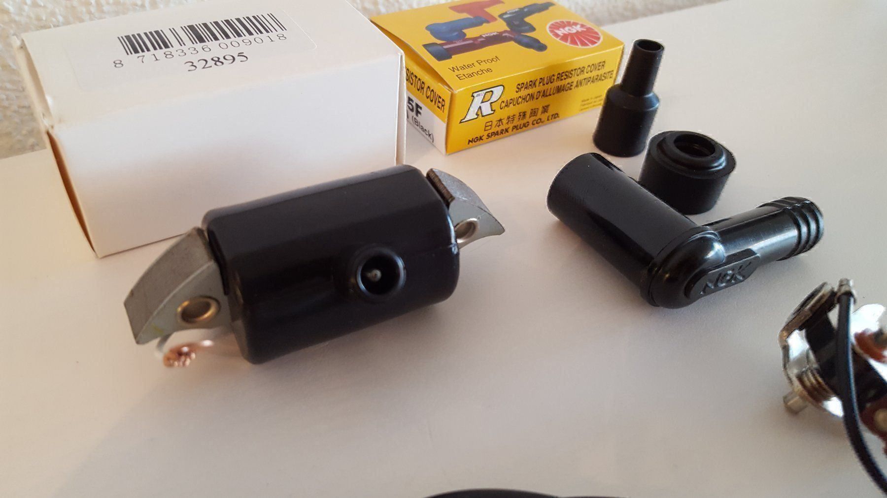 Parti ricambio per ciclomotori: Puch E50 Zündung Revisions-Set NGK LB05F universal – Nuovo e nell'imballaggio originale da Gossau SG venduto da Puch-tech 4