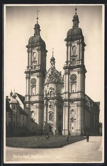 Cartoline postali: AK St. Gallen, Kathedrale – Usato da Berlin venduto da bartko-reher