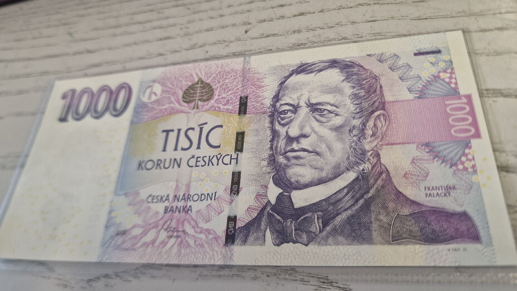 Banknoten: 1000 Korun Ceskych Banknote neue oder neuwertige 2008 – Neu und originalverpackt aus Herisau von Antiques.AR