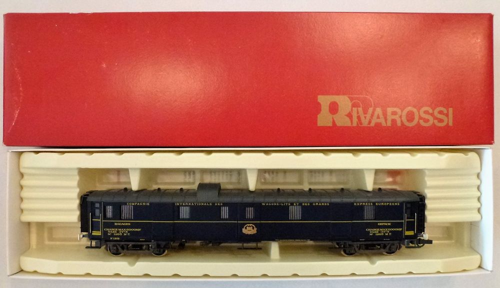 Rivarossi - 2565 Furgone a carrelli tipo F della CIWL n. 1263, livrea