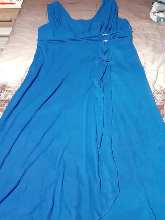 Damen Kleid blau Grösse 48