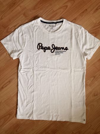 T-Shirt Pepe Jeans weiss Grösse S 