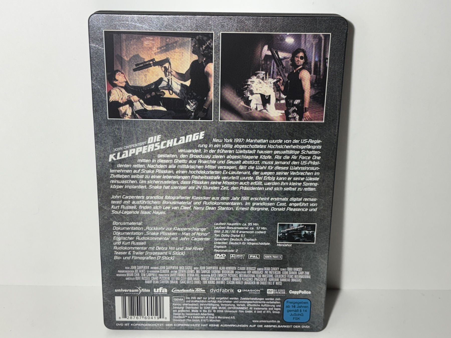 Tutti i DVDs: Die Klapperschlange DVD Steelbook – Usato da Wilderswil venduto da Sstriker 1