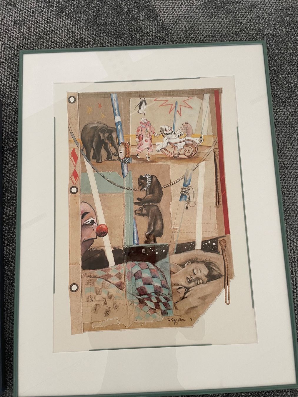 Poster & Bilder: Bild von Rolf Knie, professionell gerahmt – Gebraucht aus Zollbrück von Summer680
