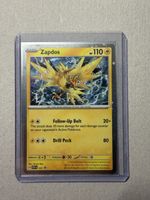 Pokemon Karte Zapdos 157/157 SVP guter Zustand