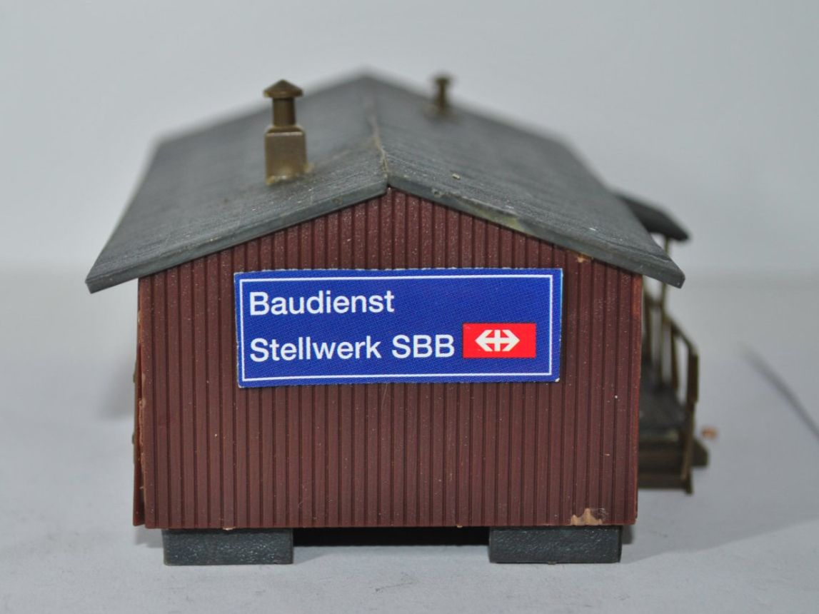Faller Modelleisenbahnen: Faller ? Baubaracke SBB (ETA417) – Gebraucht aus Aarwangen von Bahnsupport 3