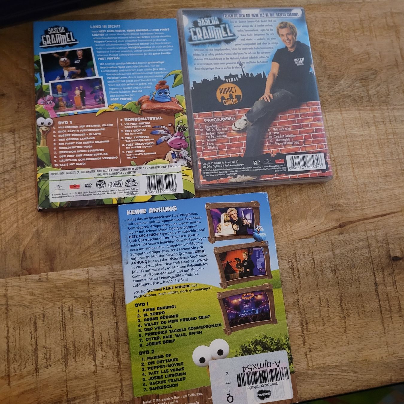 Alle DVDs: Sascha Grammel 3 dvds stand up comedi – Gebraucht aus Volketswil von uffdu 1