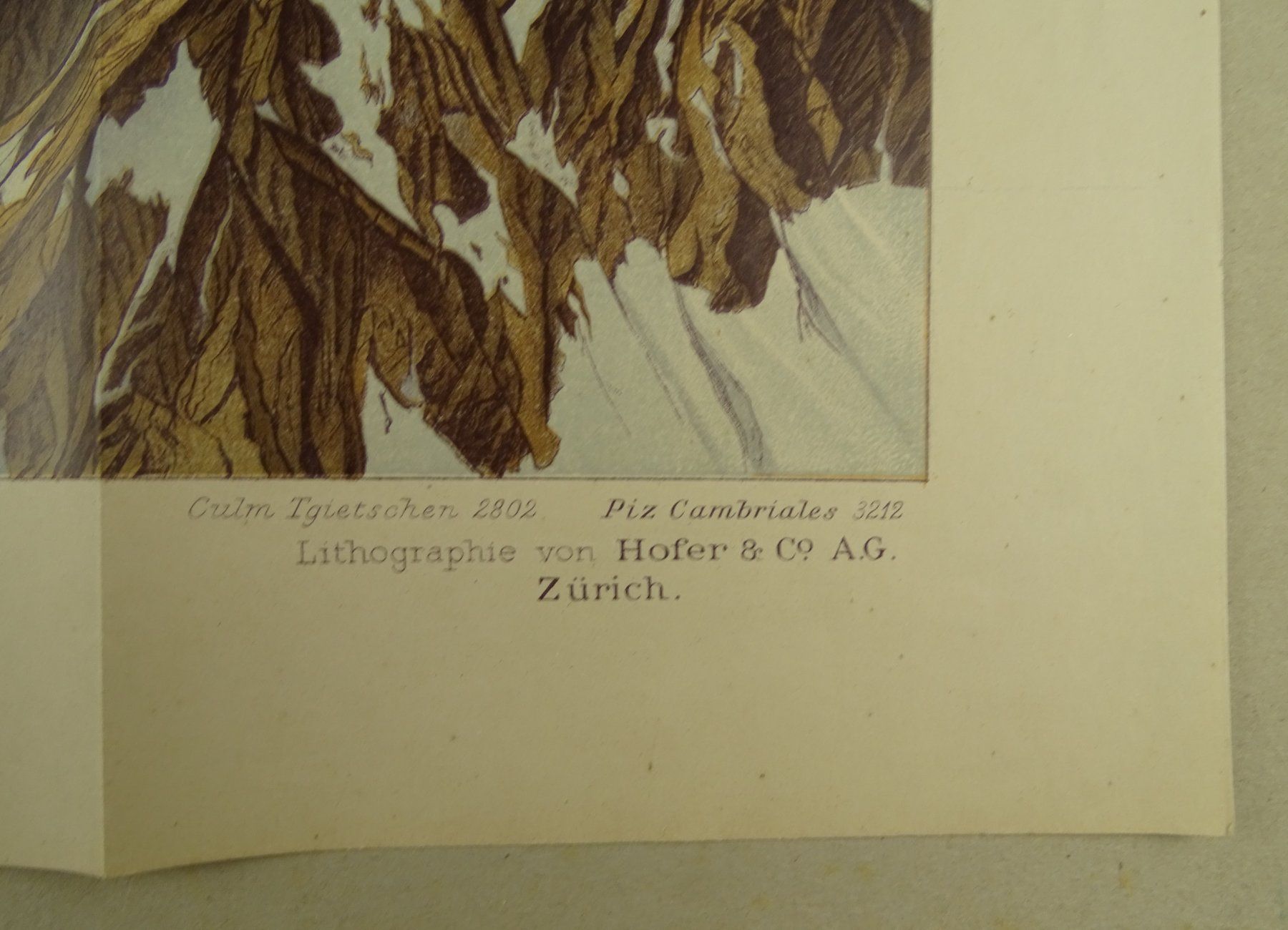 Libri: TÖDI PANORAMA, 2 BLÄTTER – Usato da Grüningen venduto da Kartensammler 4
