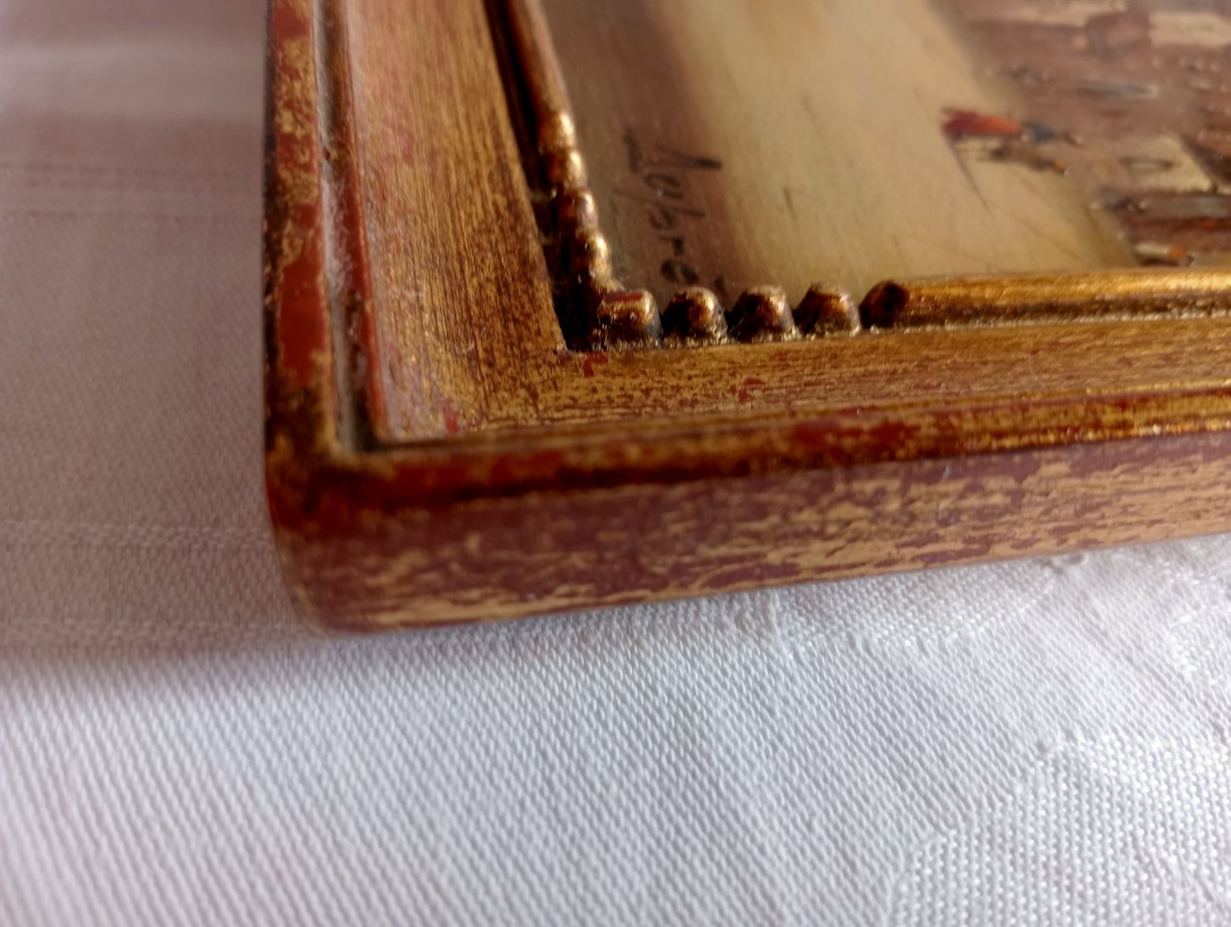 Gemälde: Gemälde signiert Alfred"Dupre" Hollywood Regency Holz Rahmen – Gebraucht aus Oberdorf BL von Barocki888 6