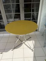 Gartentisch Balkontisch aus Stahl Durchmesser 90cm Höhe 75cm
