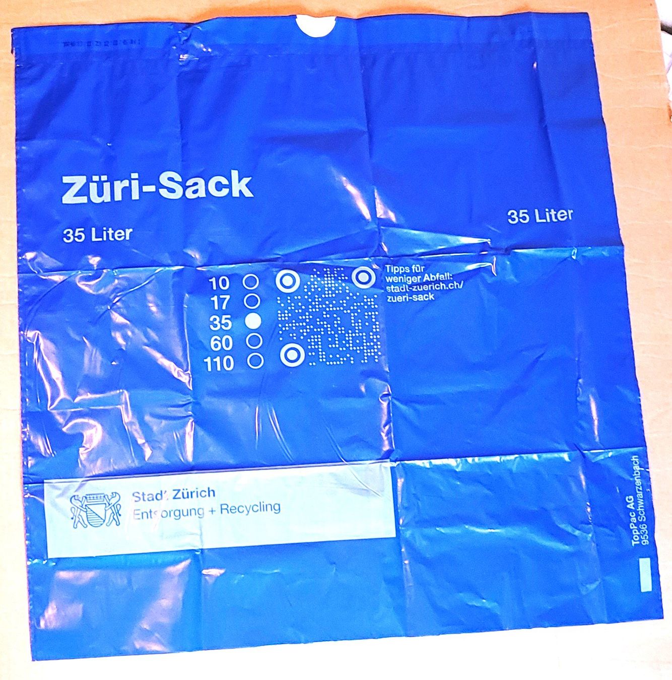 Cestini per rifiuti: Gebührenabfallsäcke Zürich – Nuovo (secondo la descrizione) da Zürich venduto da Avd