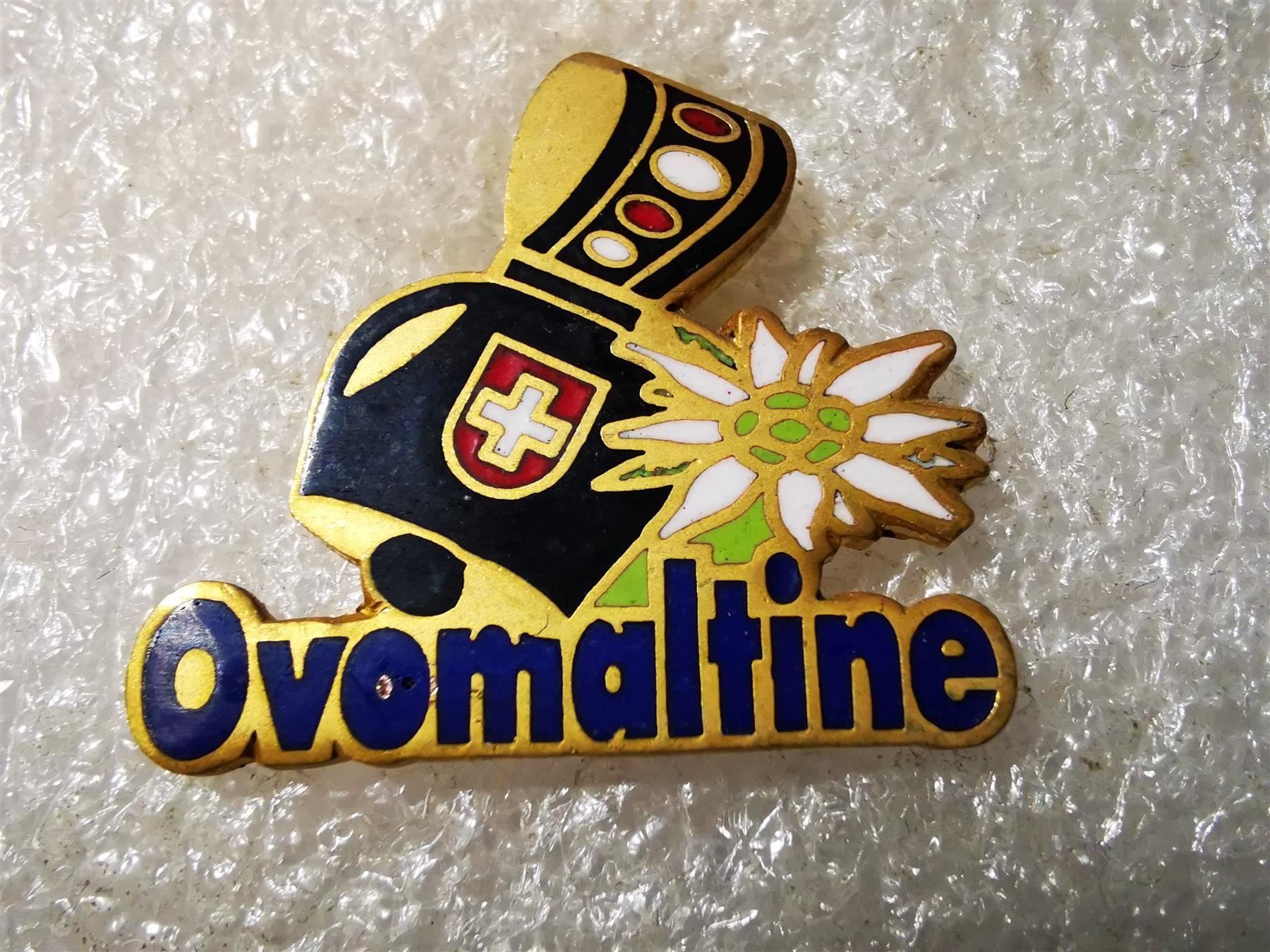Placchette & Badge: Ansteckpin 48: Ovomaltine – Usato da Oppligen venduto da Pin-Fall-Shop