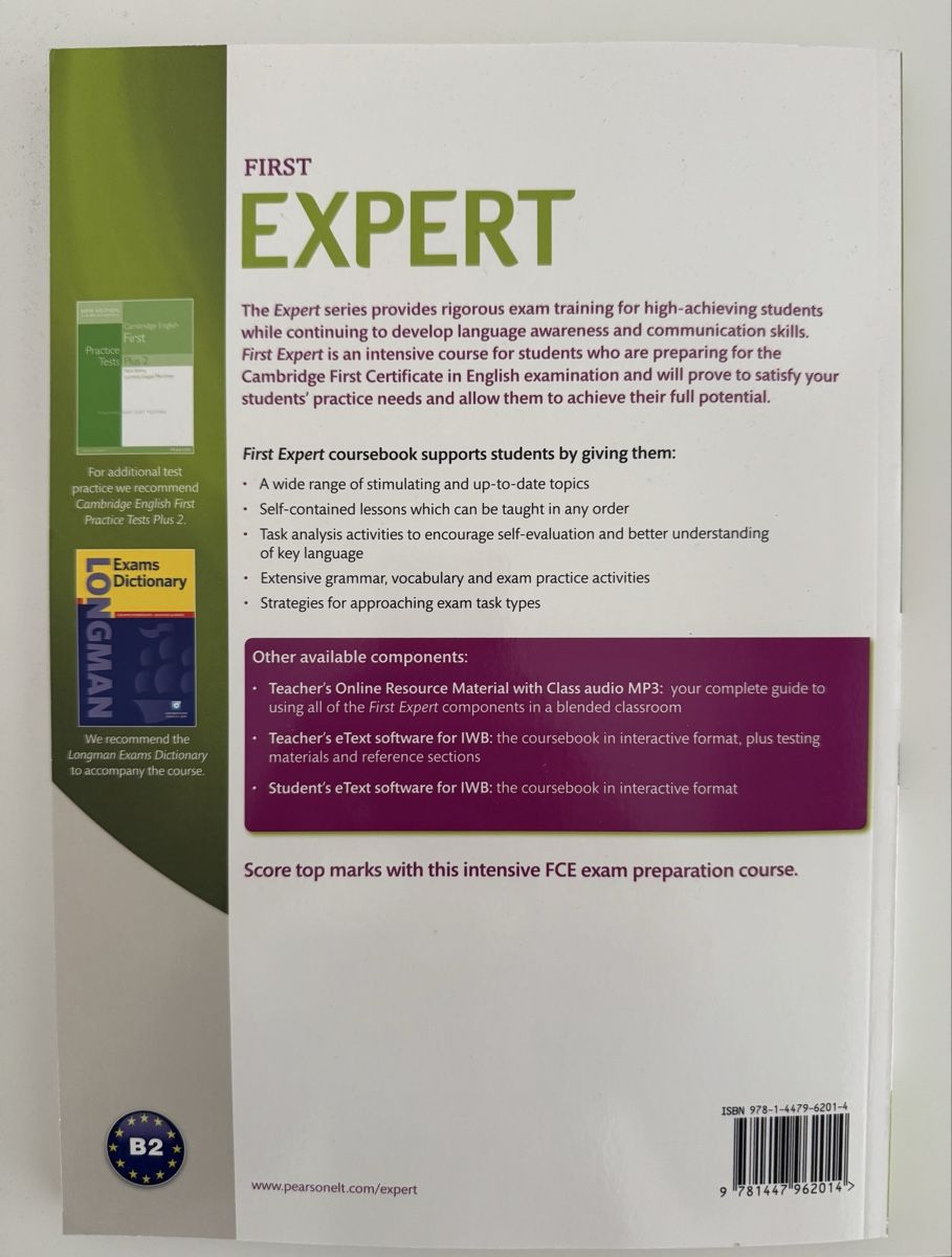 Bücher: First expert coursebook – Neu und originalverpackt aus Basel von XLJ 1